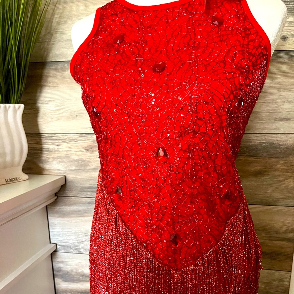 Red Women Leotard